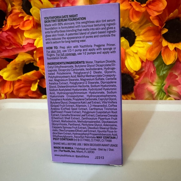 Youthforia Skin Tint Serum Foundation - Picture 2 of 10